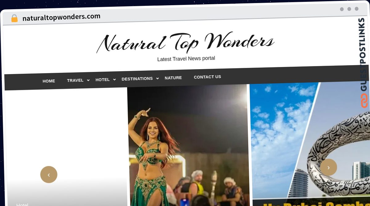 Publish Guest Post on naturaltopwonders.com