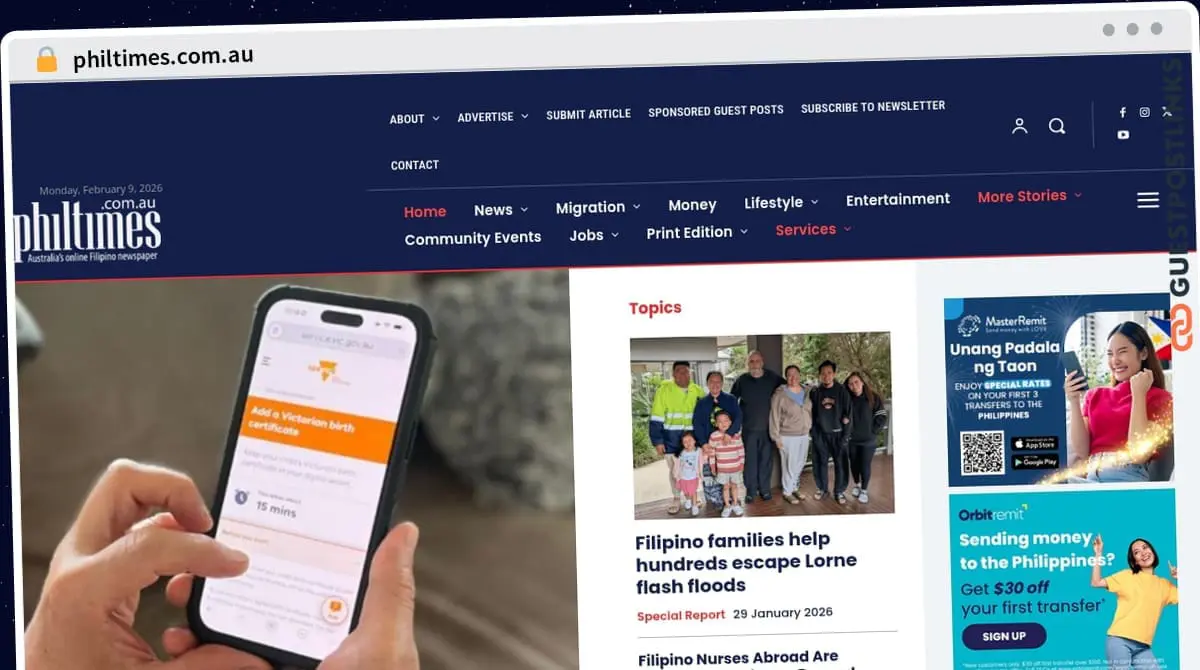Publish Guest Post on philtimes.com.au