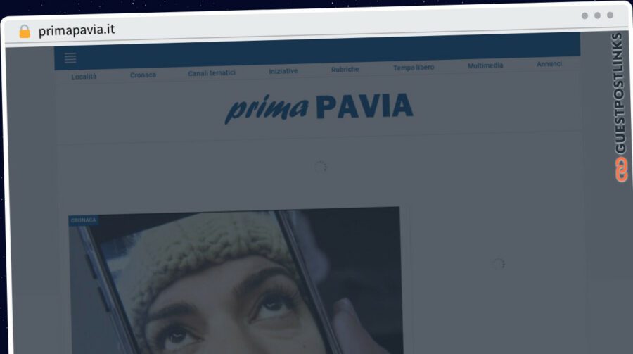 Publish Guest Post on primapavia.it