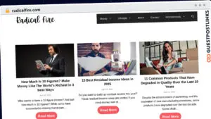 Publish Guest Post on radicalfire.com