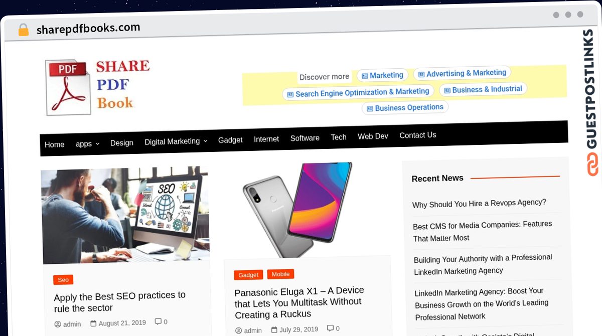 Publish Guest Post on sharepdfbooks.com