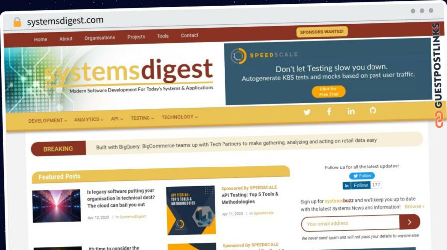 Publish Guest Post on systemsdigest.com