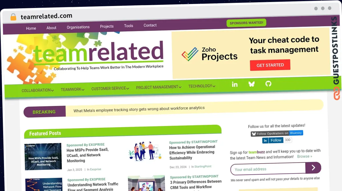 Publish Guest Post on teamrelated.com