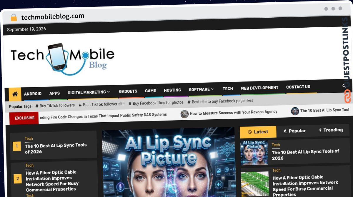 Publish Guest Post on techmobileblog.com