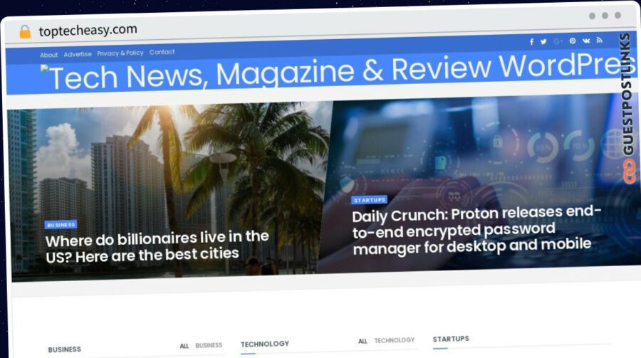 Publish Guest Post on toptecheasy.com