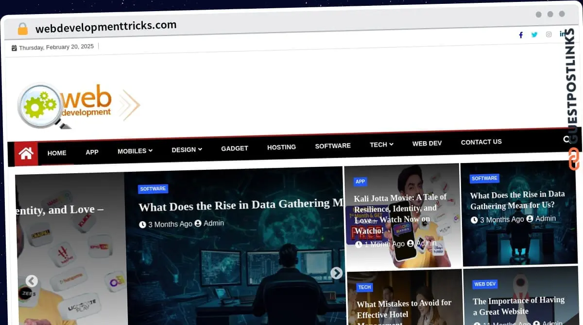 Publish Guest Post on webdevelopmenttricks.com