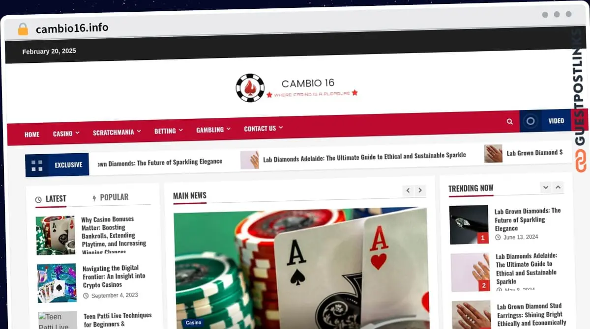 Publish Guest Post on cambio16.info