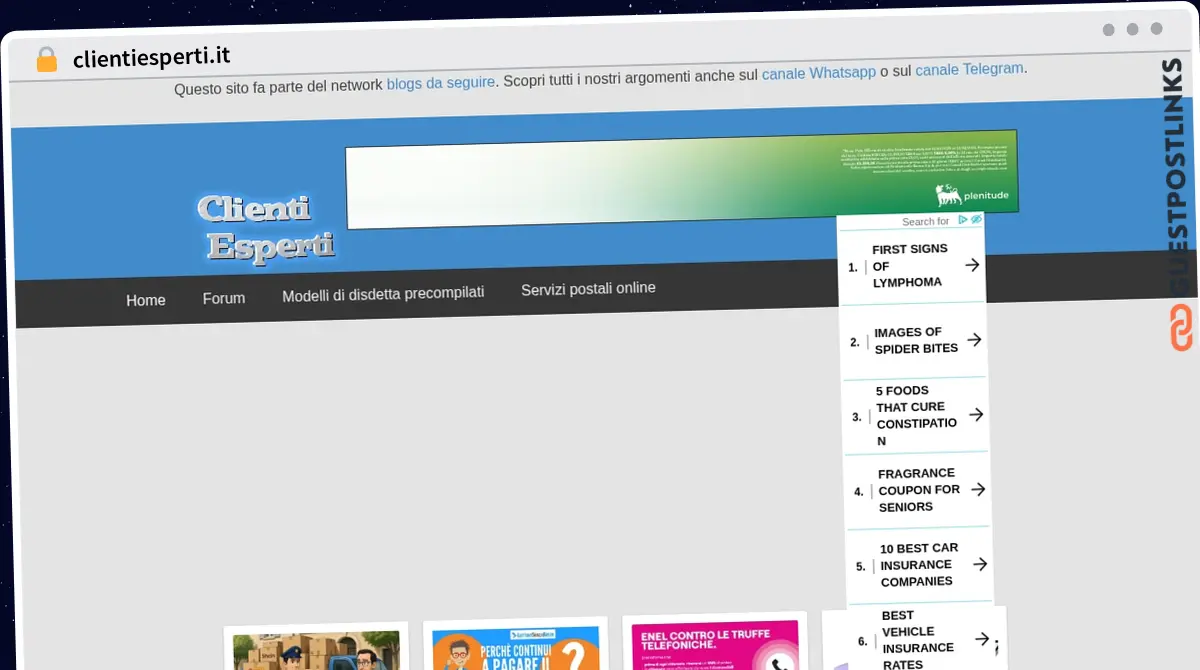 Publish Guest Post on clientiesperti.it