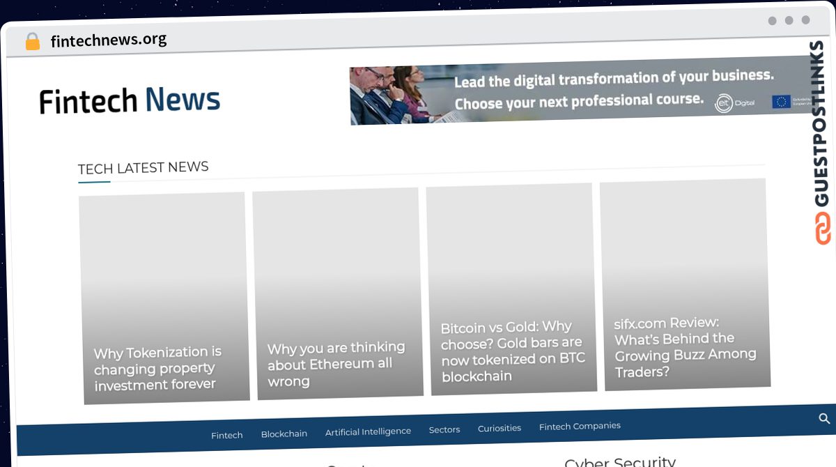 Publish Guest Post on fintechnews.org