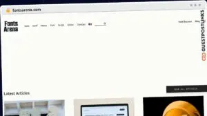 Publish Guest Post on fontsarena.com