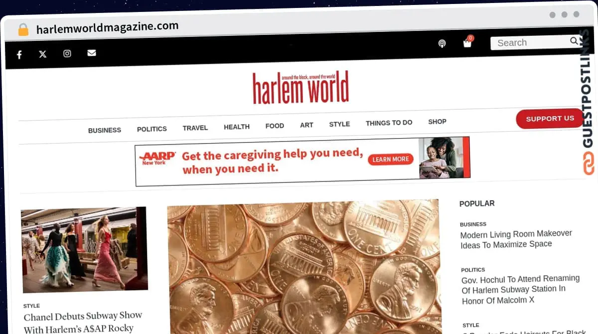 Publish Guest Post on harlemworldmagazine.com
