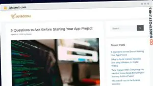 Publish Guest Post on jotscroll.com