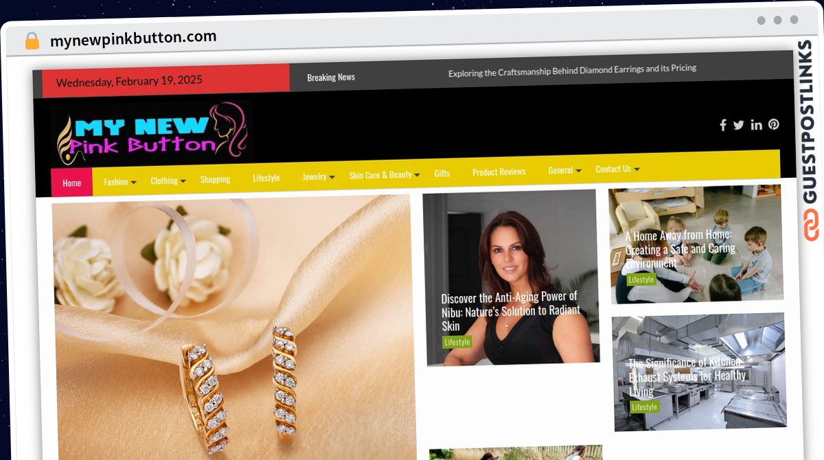 Publish Guest Post on mynewpinkbutton.com