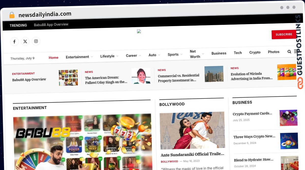 Publish Guest Post on newsdailyindia.com