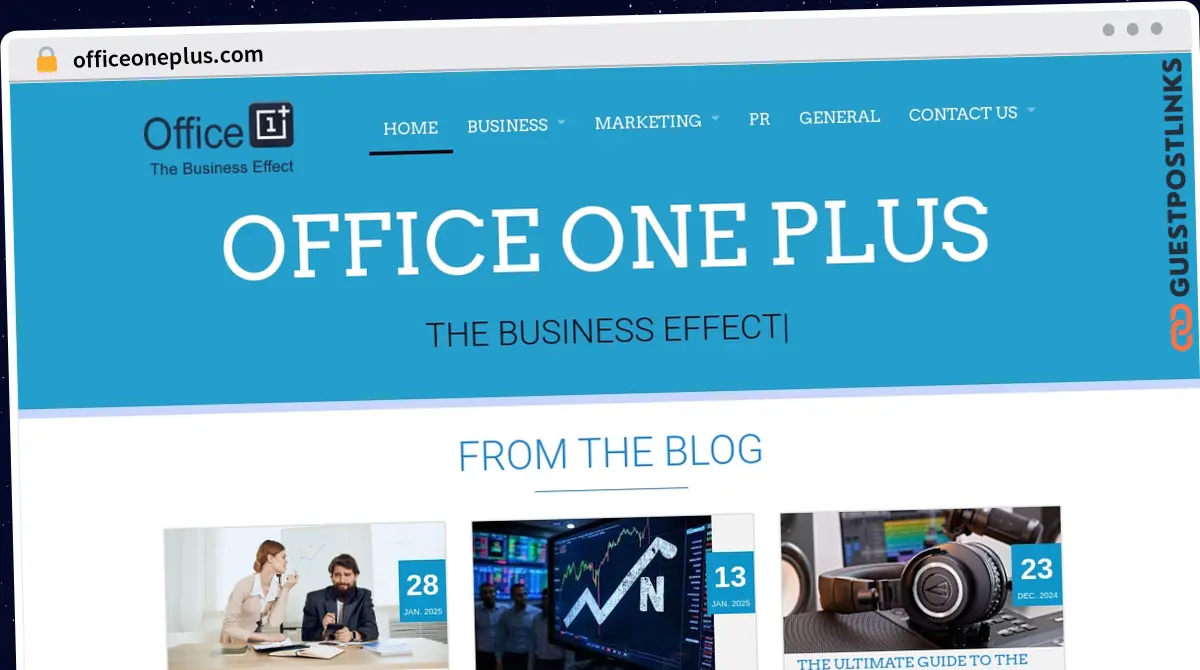 Publish Guest Post on officeoneplus.com