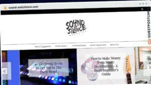 Publish Guest Post on sound-andsilence.com