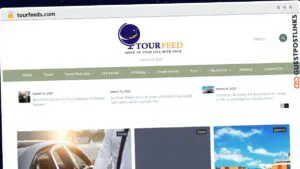 Publish Guest Post on tourfeeds.com