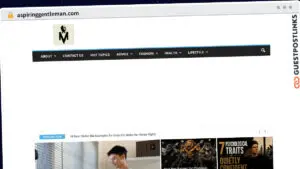 Publish Guest Post on aspiringgentleman.com