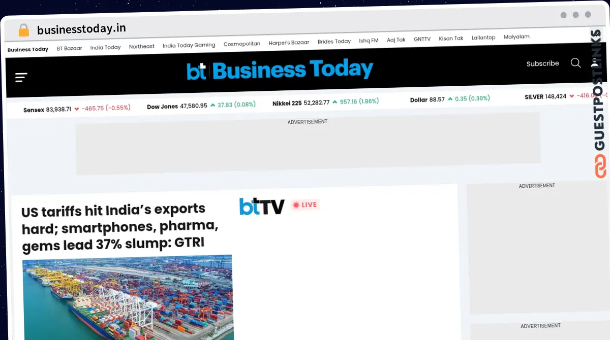 Publish Guest Post on businesstoday.in