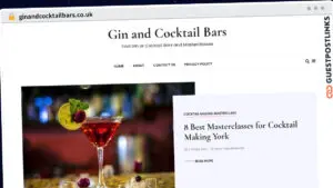 Publish Guest Post on ginandcocktailbars.co.uk