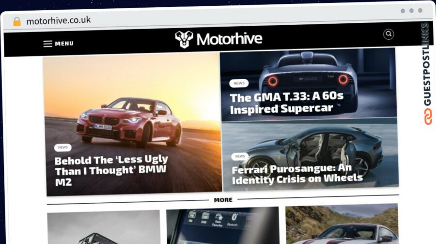 Publish Guest Post on motorhive.co.uk