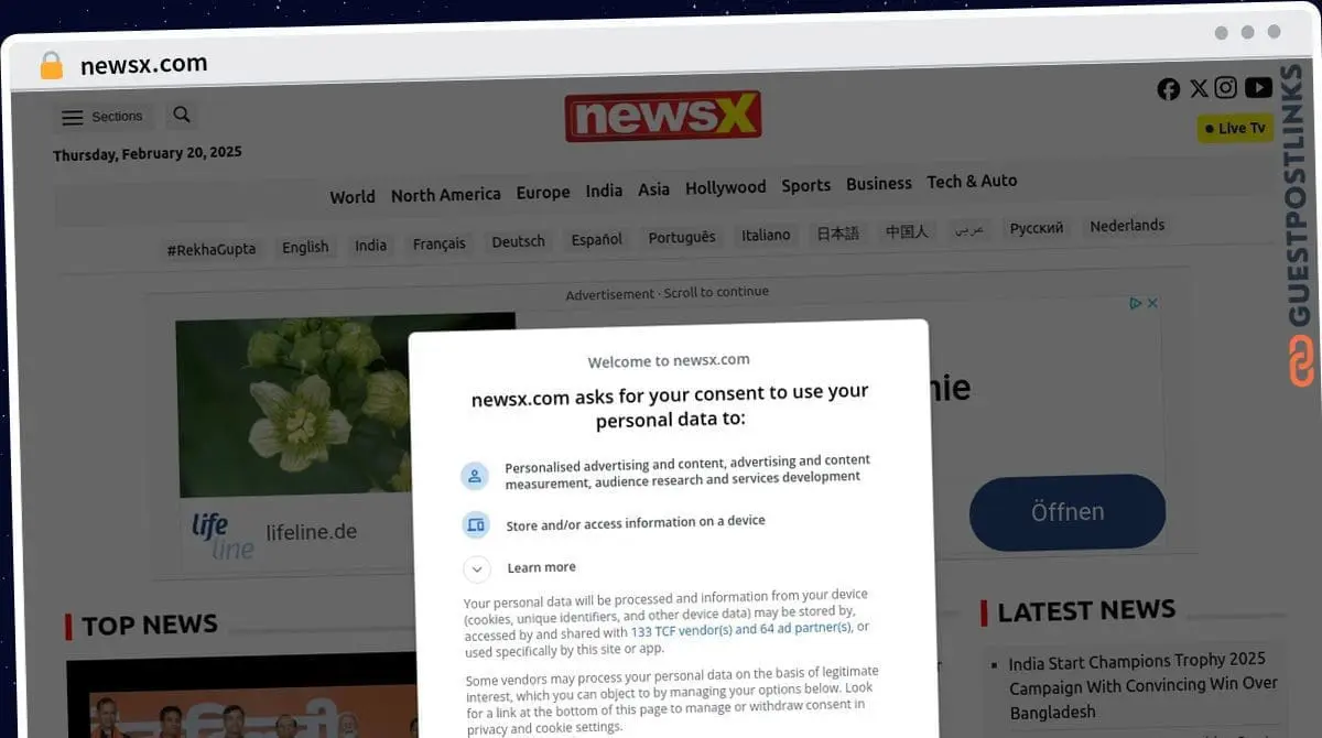 Publish Guest Post on newsx.com