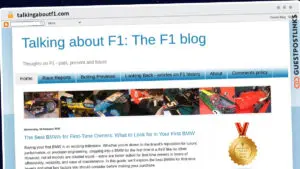 Publish Guest Post on talkingaboutf1.com