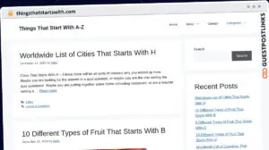 Publish Guest Post on thingsthatstartswith.com