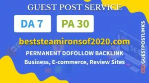 Buy Guest Post on beststeamironsof2020.com