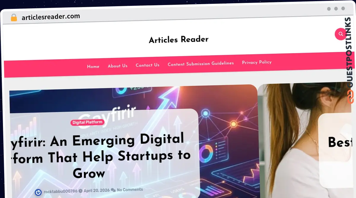 Publish Guest Post on articlesreader.com