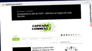 Publish Guest Post on capitainecomment.fr