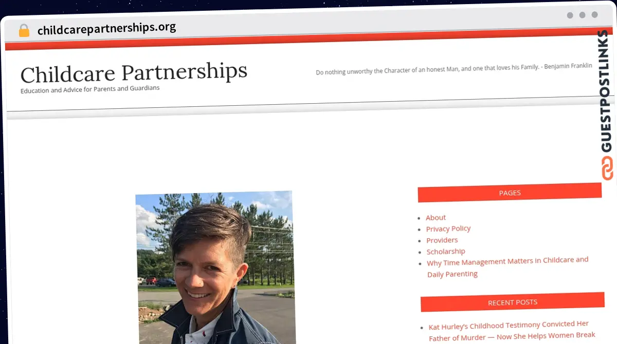 Publish Guest Post on childcarepartnerships.org