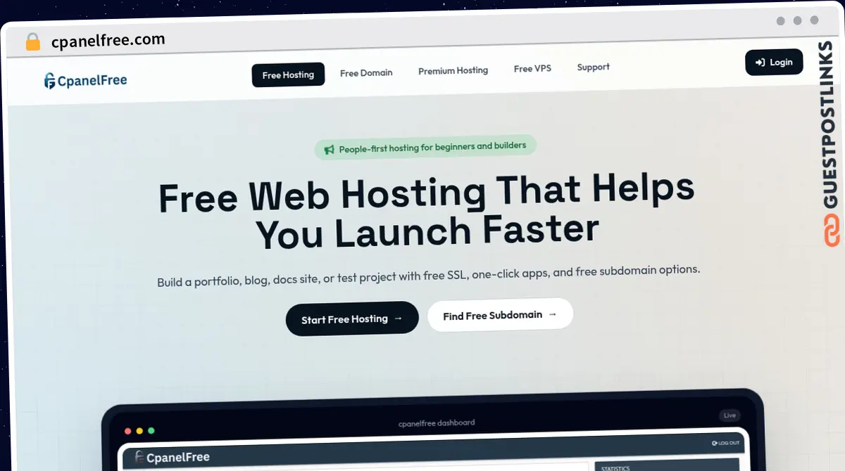 Publish Guest Post on cpanelfree.com