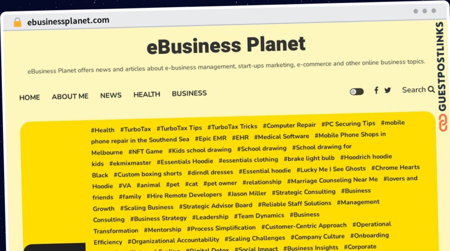 Publish Guest Post on ebusinessplanet.com