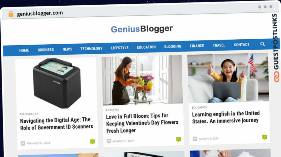 Publish Guest Post on geniusblogger.com