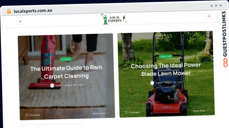 Publish Guest Post on localxperts.com.au