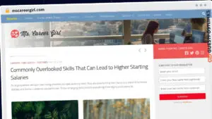 Publish Guest Post on mscareergirl.com