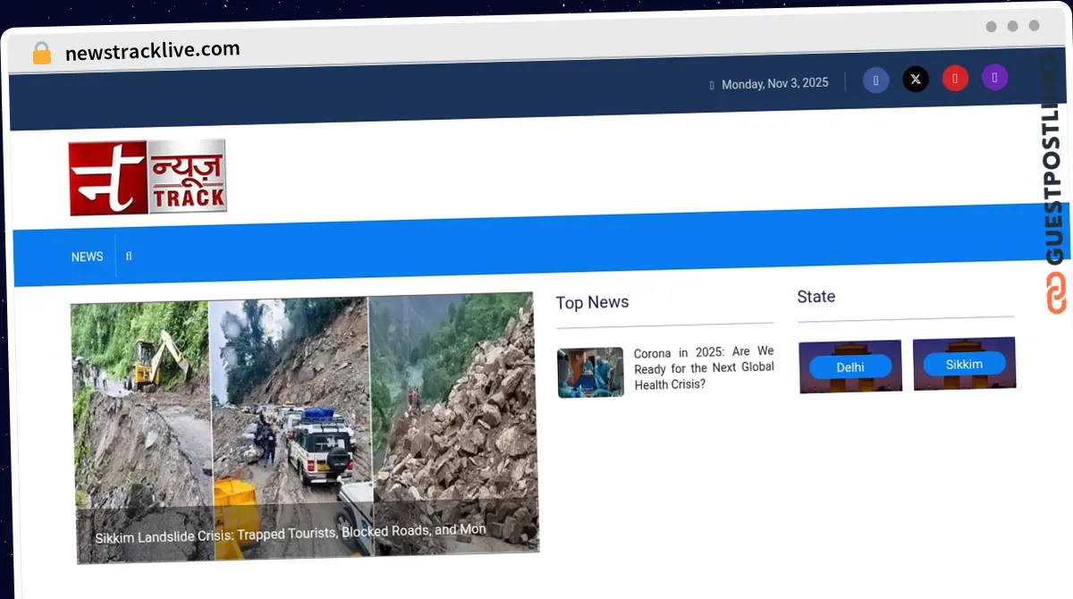 Publish Guest Post on newstracklive.com