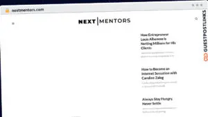 Publish Guest Post on nextmentors.com
