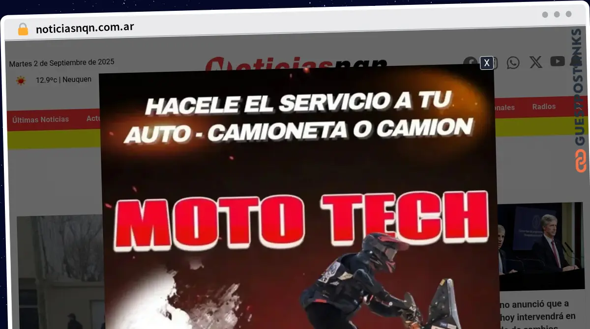 Publish Guest Post on noticiasnqn.com.ar