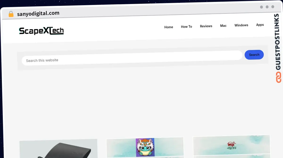 Publish Guest Post on sanyodigital.com