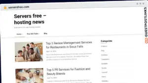 Publish Guest Post on serversfree.com