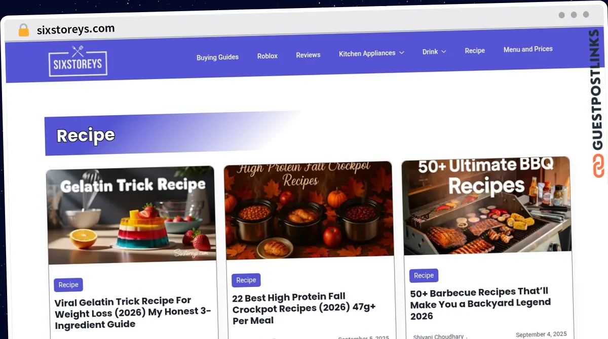 Publish Guest Post on sixstoreys.com