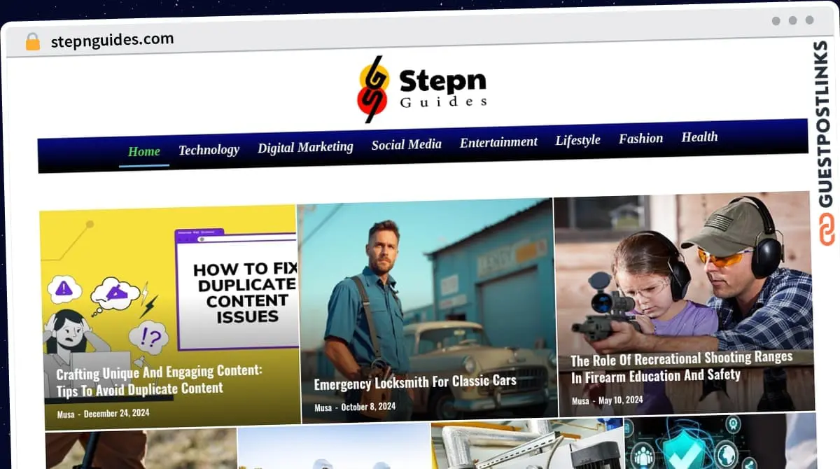 Publish Guest Post on stepnguides.com