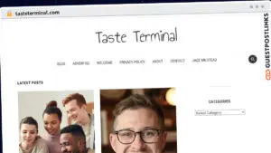 Publish Guest Post on tasteterminal.com