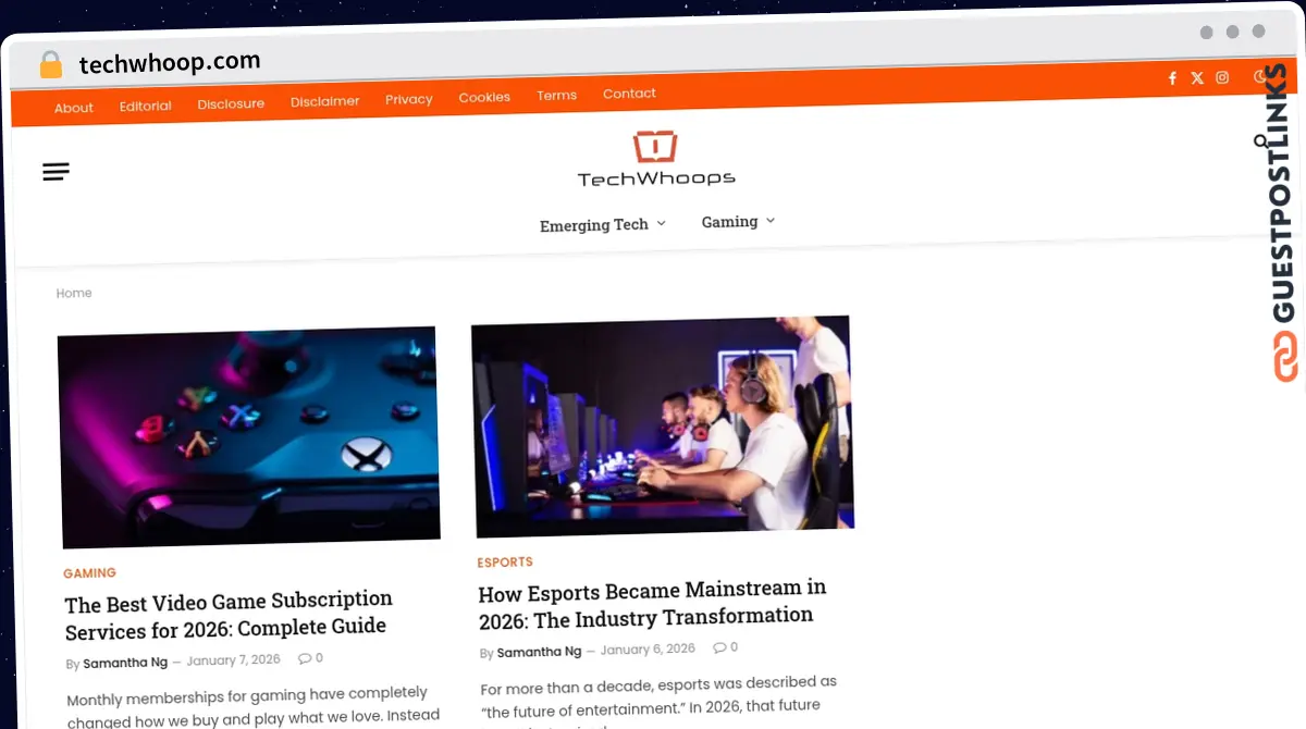 Publish Guest Post on techwhoop.com