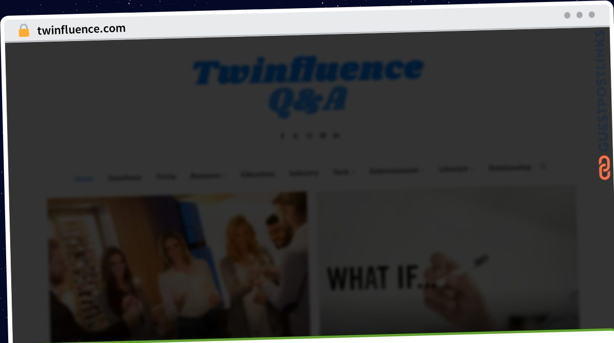 Publish Guest Post on twinfluence.com
