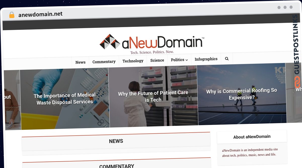 Publish Guest Post on anewdomain.net