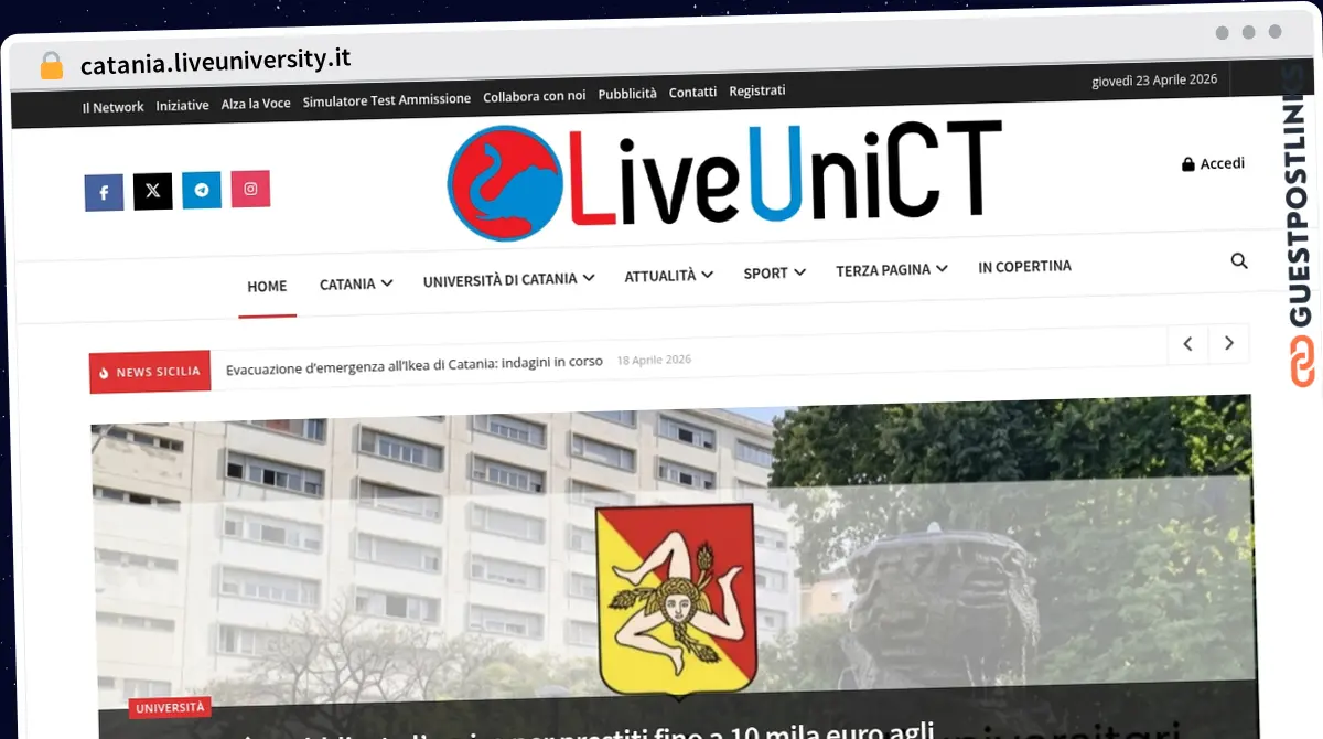 Publish Guest Post on catania.liveuniversity.it