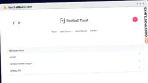 Publish Guest Post on footballtoast.com